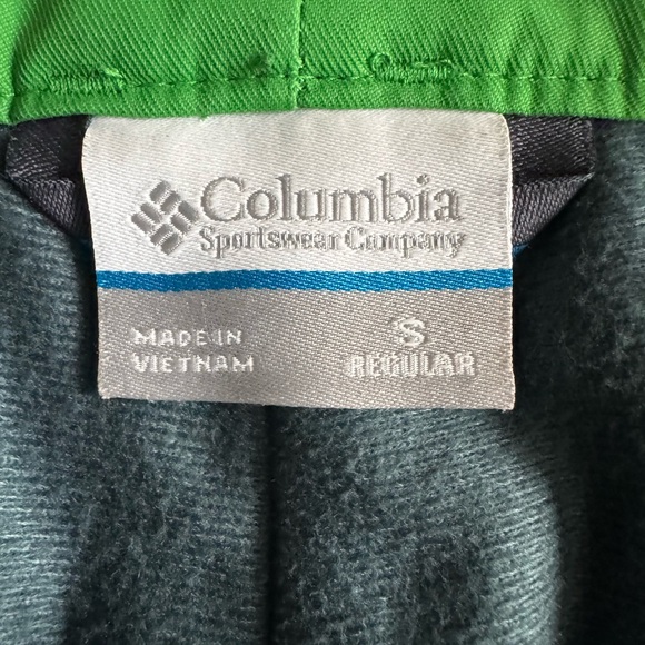 Columbia Omni-Tech Waterproof Ski Pants Insulated Winter Snow Outdoor Green S - Picture 4 of 13